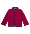 La Coqueta Lorenzo Wool-blend Coat In Burgundy