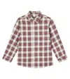 La Coqueta Nico Checked Cotton Flannel Shirt In Multi