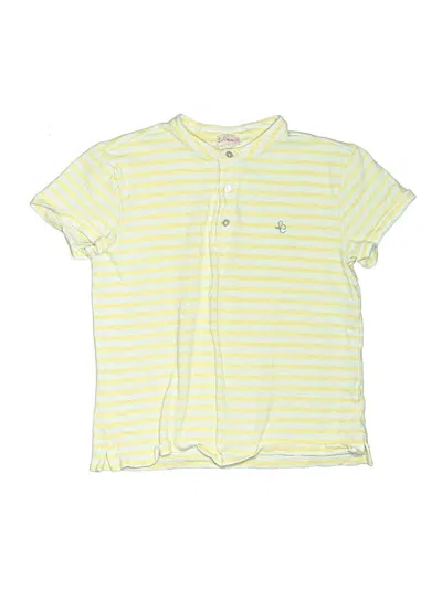 Pre-owned La Coqueta Kids' Short Sleeve Polo Shirt In Yellow