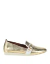 La Corte Della Pelle By Franco Ballin Loafers In Gold