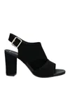 La Corte Della Pelle By Franco Ballin Woman Sandals Black Size 8 Soft Leather In Black