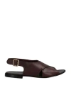 La Corte Della Pelle By Franco Ballin Woman Sandals Dark Brown Size 5 Cowhide