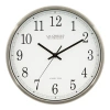 La Crosse Technology 12" Atomic Metal Wall Clock In Silver