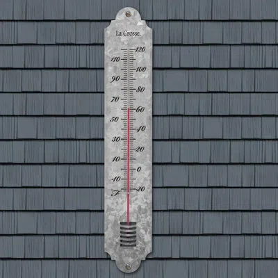 La Crosse Technology 19.50" Metal Outdoor Thermometer