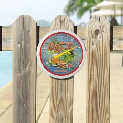 La Crosse Technology Cheeseburger In Paradise Margaritaville Analog Dial Thermometer