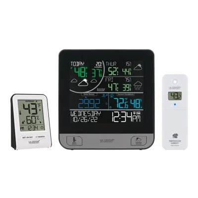 La Crosse Technology Digital Wi-fi Weather Station With 3-day Forecasting And Bonus Display