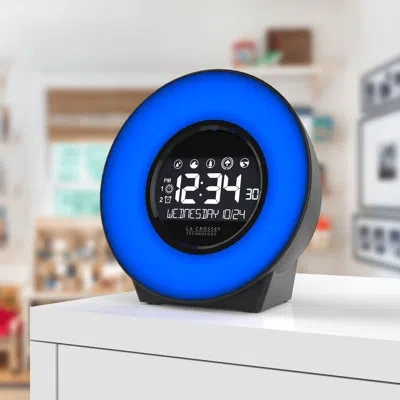 La Crosse Technology Mood Light Desk Clock