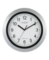 La Crosse Technology Wt-3129s 12" Atomic Analog Wall Clock In Silver