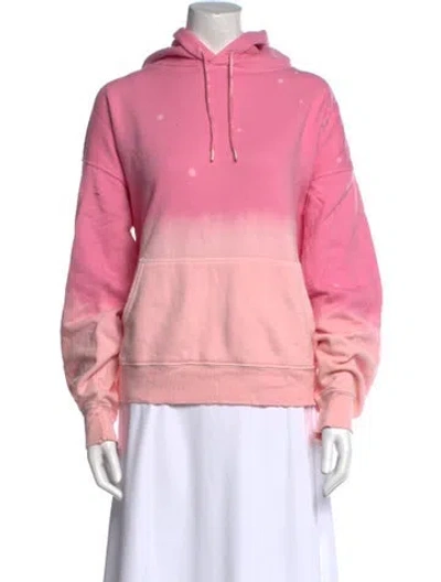 Pre-owned La Detresse Mock Neck Long Sleeve Sweatshirt In Pink
