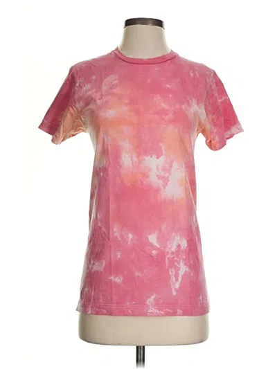 Pre-owned La Detresse Short Sleeve T-shirt In Pink
