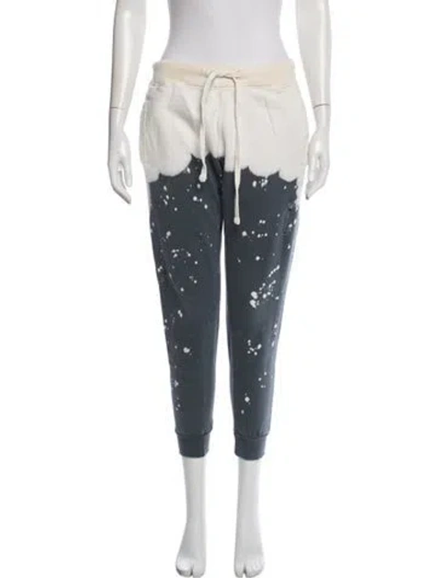 Pre-owned La Detresse Tie-dye Print Distressed Accents Sweatpants In Blue