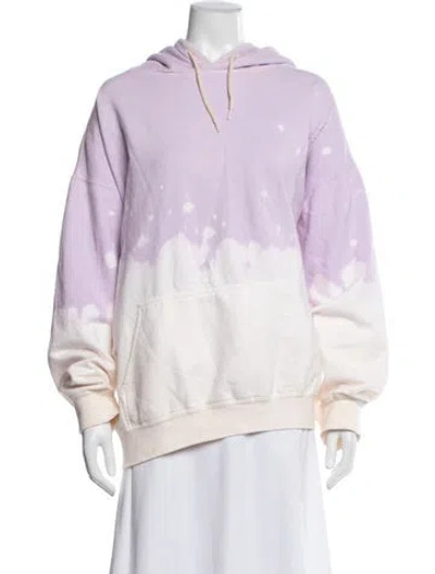 Pre-owned La Detresse Tie-dye Print Jacket In Purple