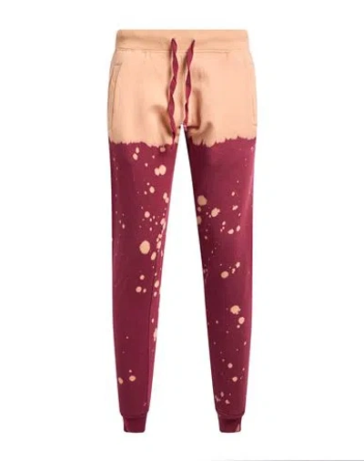 La Detresse Woman Pants Garnet Size S Cotton, Polyester In Red