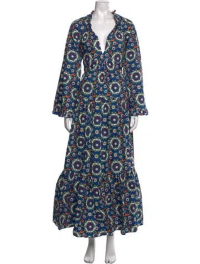 Pre-owned La Doublej 2024 Long Dress In Blue