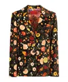 La Doublej 24 7 Single Breasted Floral Jacket In Multi