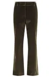La Doublej 24/7 Flared Cotton Velvet Pants In Multi