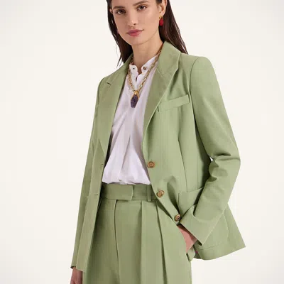 La Doublej 24/7 Jacket In Solid Green