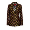La Doublej 24/7 Patterned-jacquard Jacket In Winter Sun Black