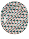 La Doublej Abstract-print Dessert Plate Set Of Two In Grün