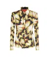 La Doublej Tailored Multicolored Abstract Print Shirt In Multi