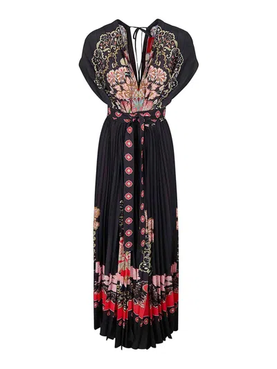 La Doublej Accordion Dress In Black