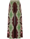 La Doublej Palazzo Pants In Braun