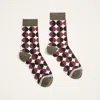 La Doublej Geometric-pattern Socks