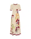 La Doublej Angelica Dress In Corsage Placée Ivory
