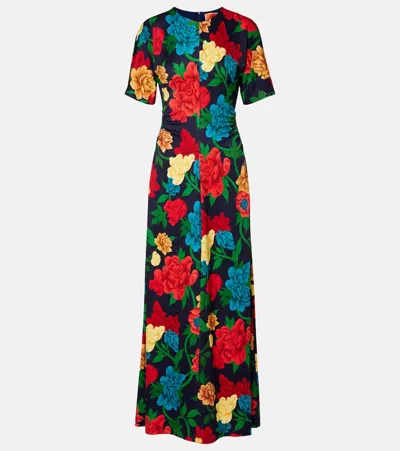 La Doublej Angelica Floral Maxi Dress In Multi