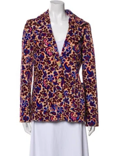 Pre-owned La Doublej Animal Print Coat In Brown