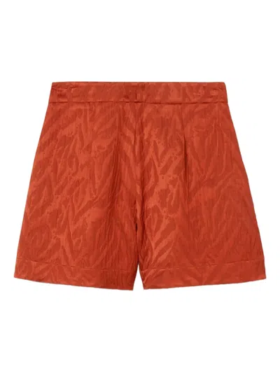 LA DOUBLEJ ANIMAL-PRINT SHORTS