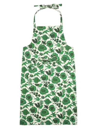 La Doublej Apron With Pocket In Green