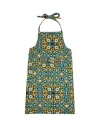 La Doublej Apron With Pocket Confetti Blue In Confetti Blue