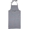 La Doublej Apron With Pocket Cubi Blue In Cubi Blue