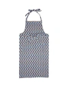La Doublej Apron With Pocket Cubo Giallo/fuxsia Blue In Cubo Giallo/fuxsia Blue