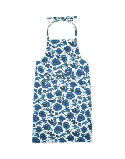 La Doublej Apron With Pocket In Blue