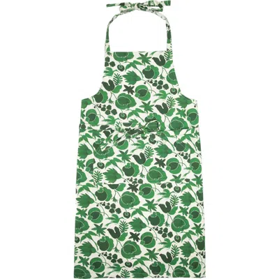 La Doublej Apron With Pocket In Green