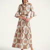 La Doublej Artemis Patterned Maxi Dress In Multi
