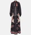 La Doublej La Double J Woman Maxi Dress Black Size M Silk In Black