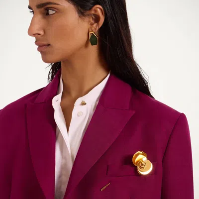 La Doublej Aura Pin In Gold