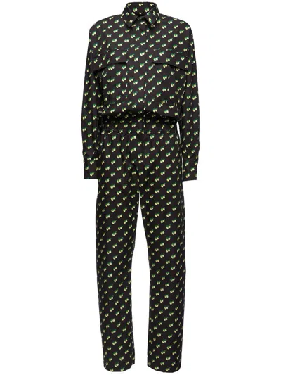 La Doublej Jumpsuit Mit Print In Black