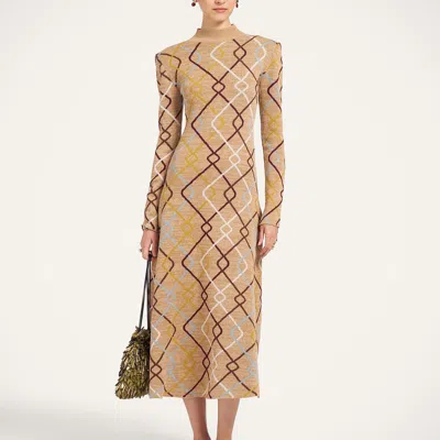 La Doublej Babe Dress In Neutral