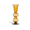 La Doublej Baby Bubble Candle Holder In Solid Amber