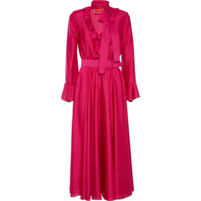 LA DOUBLEJ LA DOUBLEJ BABY DRESS SOLID CYCLAMEN