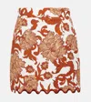 La Doublej Baia Floral-print Miniskirt In Multicoloured
