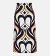 La Doublej Baia Skirt In Jive Macro White In Multi