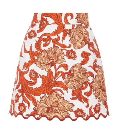 La Doublej Baia Mini Skirt In Orange
