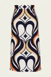 La Doublej Baia Skirt In Jive Macro White In Multi