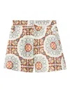 La Doublej Ballata Medallion Print Shorts