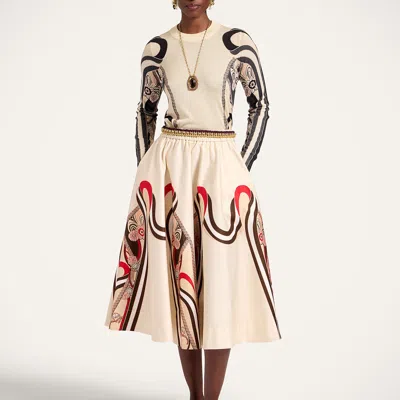 La Doublej Ballerina Skirt In Brown